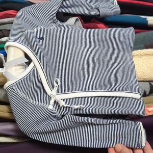 Ralph Lauren Striped Longsleeve Wrap Top, 9mo